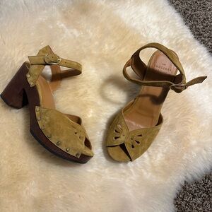 SEZANE Sienna Clogs Miel - Size 36